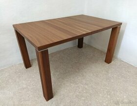 Nový rozkládací stůl ořech 90x160+40 cm 2.jakost