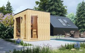 Sauna finska zahradni Premium 2,2 x 3 m