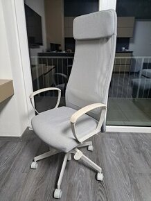 Kancelářská židle světle šedá