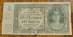 Bankovka 5 korun bez data (1940)