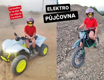 Elektrická čtyřkolka a motorka - 1