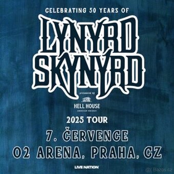 Lynyrd Skynyrd O2 Arena VIP KLUBOVÉ PATRO