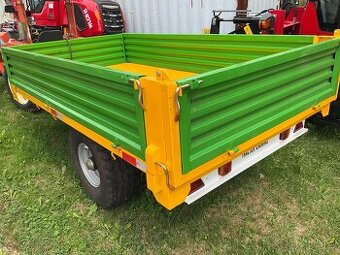 Vlečka za traktor, traktorový přívěs, vlek 4000 kg, bržděný