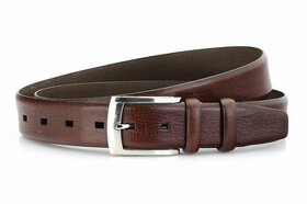 Pánský kožený opasek M3590 o šířce 3,5 cm - 1