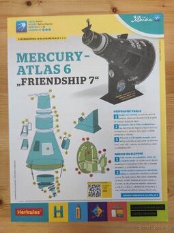 Model Mercury-Atlas 6 „Friendship 7“ z ABC 1:24 - 1