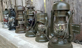 Staré petrolejky / lampy / lucerny / lampičky - 1