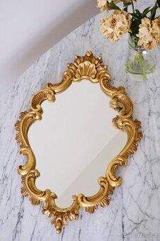 Zlaté Vintage zrcadlo