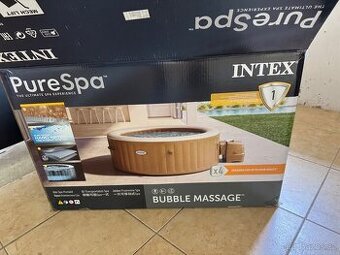 Vířivka Intex PureSpa Bubble Massage – 4 osoby – rok stará