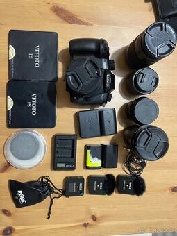 Panasonic GH5 + objektivy Panasonic + Rode wireless GO II