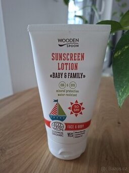 Přírodní opalovaci krém Wooden Spoon 150 ml