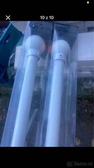 Dvojité garnýže, tyče na závěsy i záclony, garnýže, dvojité