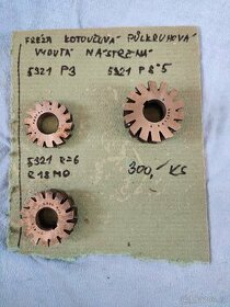 Kotoučová fréza půlkruhová vydutá nástrčná - 1