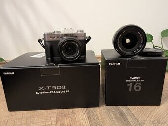 Prodám Fujifilm X-T30 II set XC15-45mm F3,5-5,6 OIS PZ