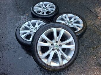 Alu kola 17" Škoda Trifid rozteč 5x112 s pneu 225/45R17