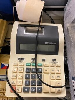 stolní kalkulátor s dvoubarevným tiskem citizen cx-121N (2)