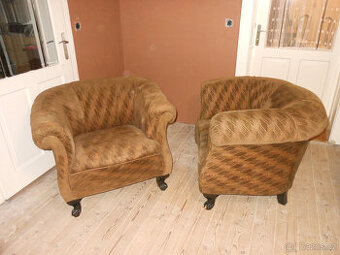 Prodám staré klubové křesla