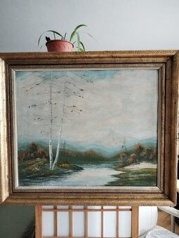 obraz JARNÍ TÁNÍ II., olej, Jan "Boža" Pospíšil