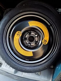 Dojezdové úzké rezervní kolo 18 Škoda Karoq zašlu také pošl