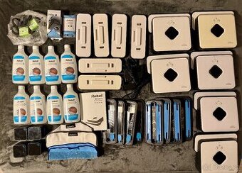 VELKÁ SADA: 6x iRobot Braava 390t + NOVÉ příslušenství