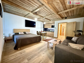 prodej apartmánu 2+kk s terasou, 69m2, Harrachov