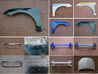 Škoda Octavia 4 nárazník 5E3807221 blatník rámeček kapota