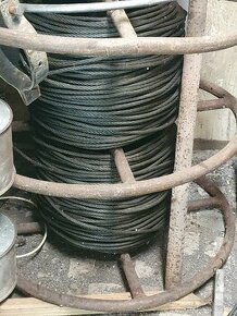 Ocelové lano pozinkované 9mm např. pro naviják - i po kusech