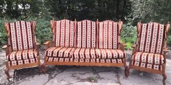 Starožitná sedací souprava 3+1+1