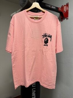 Stüssy x Bape tričko vel.L