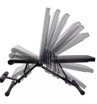 Nastavitelna Lavice InSportLine + 2x 37,5 KG jednorucky