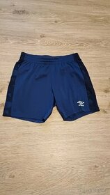 Modré sportovní šortky UMBRO vel. 158