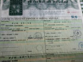 Staré technické průkazy