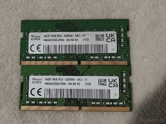 Ddr4 32gb 3200mhz (2x16gb) SO-DIMM rám