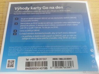 O2 GO SIM karta 728 317 517