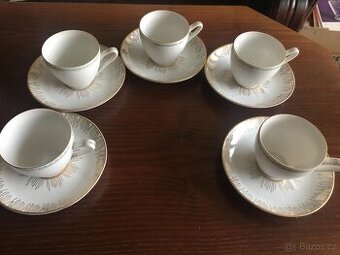 Kávový nebo čajový servis - 5 kusŮ