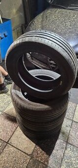 Letní pneu Dunlop 205/55 R16 – sada 4 ks, pěkný stav