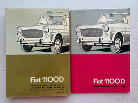FIAT 1100D příručka + katalog náhradních dílů, topstav - 1