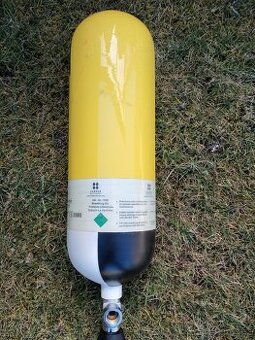 Prodám karbonové tlakové lahve 6,8l - 300bar, 2.ks