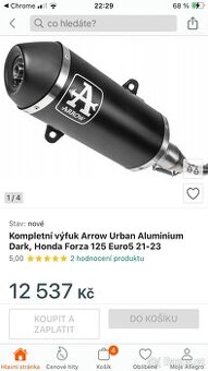 sportovní výfuk ARROV