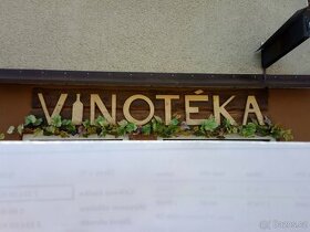 Vinotéka reklamní nápis, cedule - 1