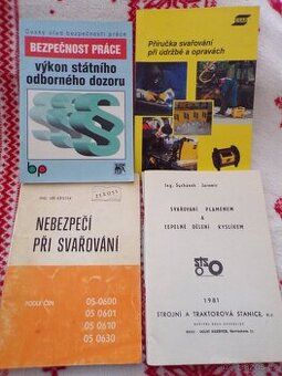 Odborná literatura ke svařování.
