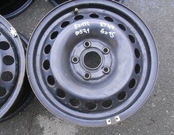 Plechové disky 15",rozteč 5x112,ET 47,šíře 6J, střed 57,1