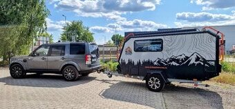 Outdoor karavan VCAMP do 750 kg - WC, sprcha, kuchyň