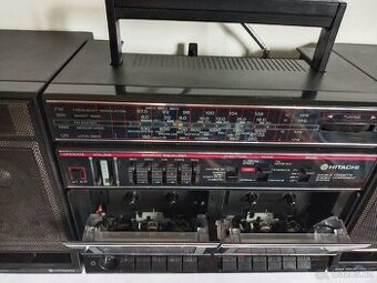 Hitachi TRK 540 E radiomagnetofon retro 2 kazeťák