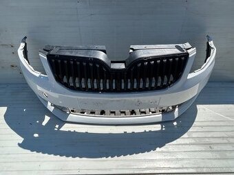 Přední nárazník Škoda Octavia III 5E0807221 - holý bílý 1026