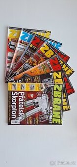 Časopisy Zbraně a Náboje – 7 ks, střelba, recenze, historie