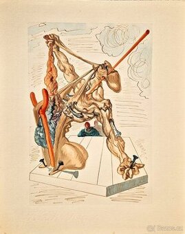 SALVADOR DALI - 8. kruh pekla (Dante-Božská komédia)surreal