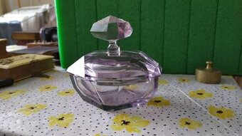 skleněná krabična na šperky