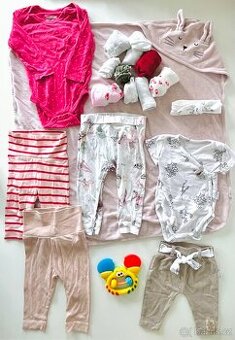 Set dívčího oblečení, vel. 56/62/68