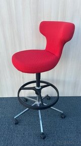 Barová židle Vitra Pivot - červená