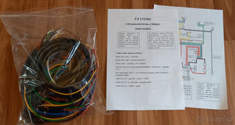 kabeláž ČZ 502 a 501/05 s dynamostartérem